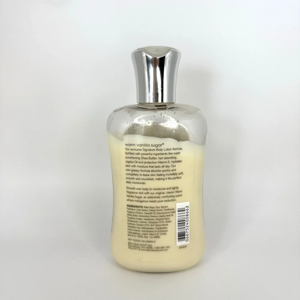 VTG 70% Full Bath Body Works Warm Vanilla Sugar Body Lotion Signature Collection
